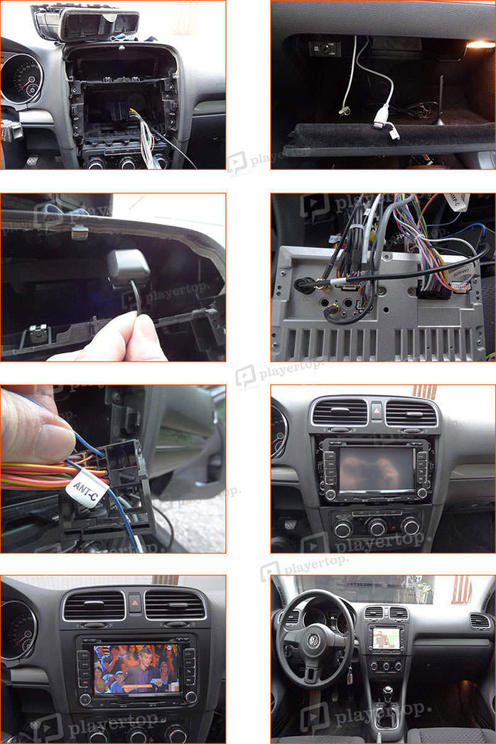 installation autoradio volkswagen golf 6 2009